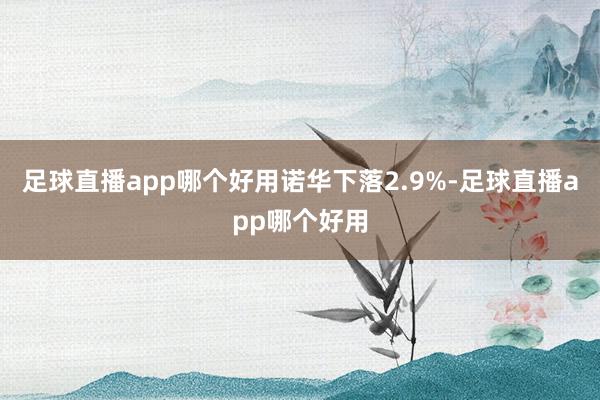 足球直播app哪个好用　　诺华下落2.9%-足球直播app哪个好用