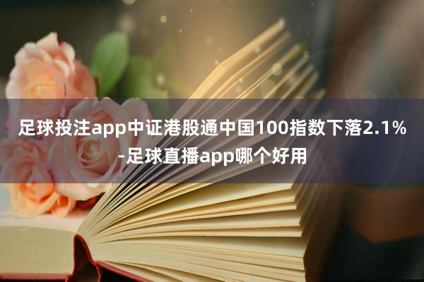足球投注app中证港股通中国100指数下落2.1%-足球直播app哪个好用