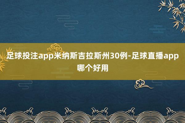 足球投注app米纳斯吉拉斯州30例-足球直播app哪个好用